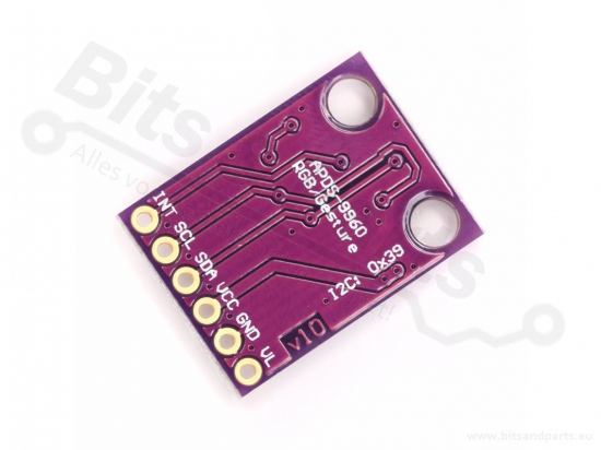 Gesture, Light and RGB Sensor APDS-9960 I2C 